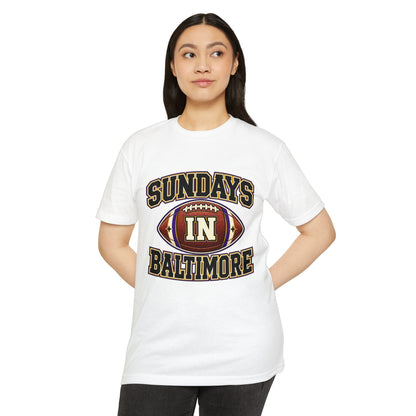 Sundays in Baltimore Football T‑Shirt