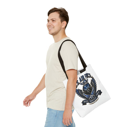 U.S. Air Force Emblem Tote Bag — Military Wings & Skull Design