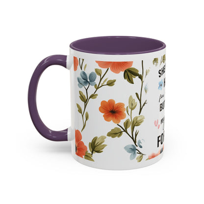 She Held My Hand Forever Floral Coffee Mug