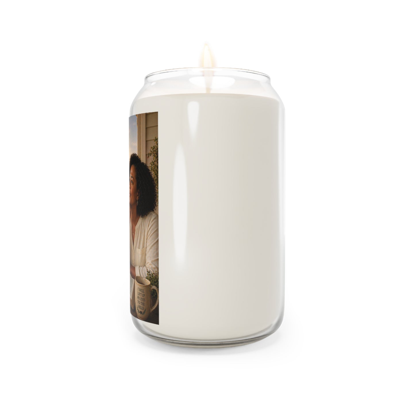 Inspirational Scripture Soy Candle — "My Help Comes From the Lord" 13.75oz