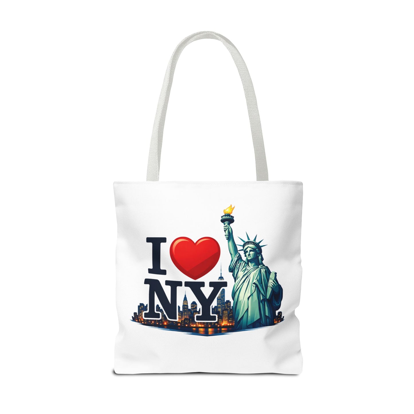 I  NY Statue of Liberty Tote Bag — New York City Souvenir Canvas Tote
