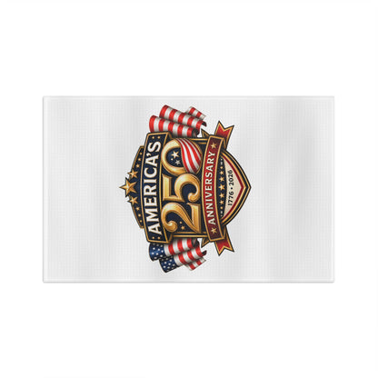 America's 250th Anniversary Microfiber Tea Towel - 1776-2026 Patriotic Kitchen Towel