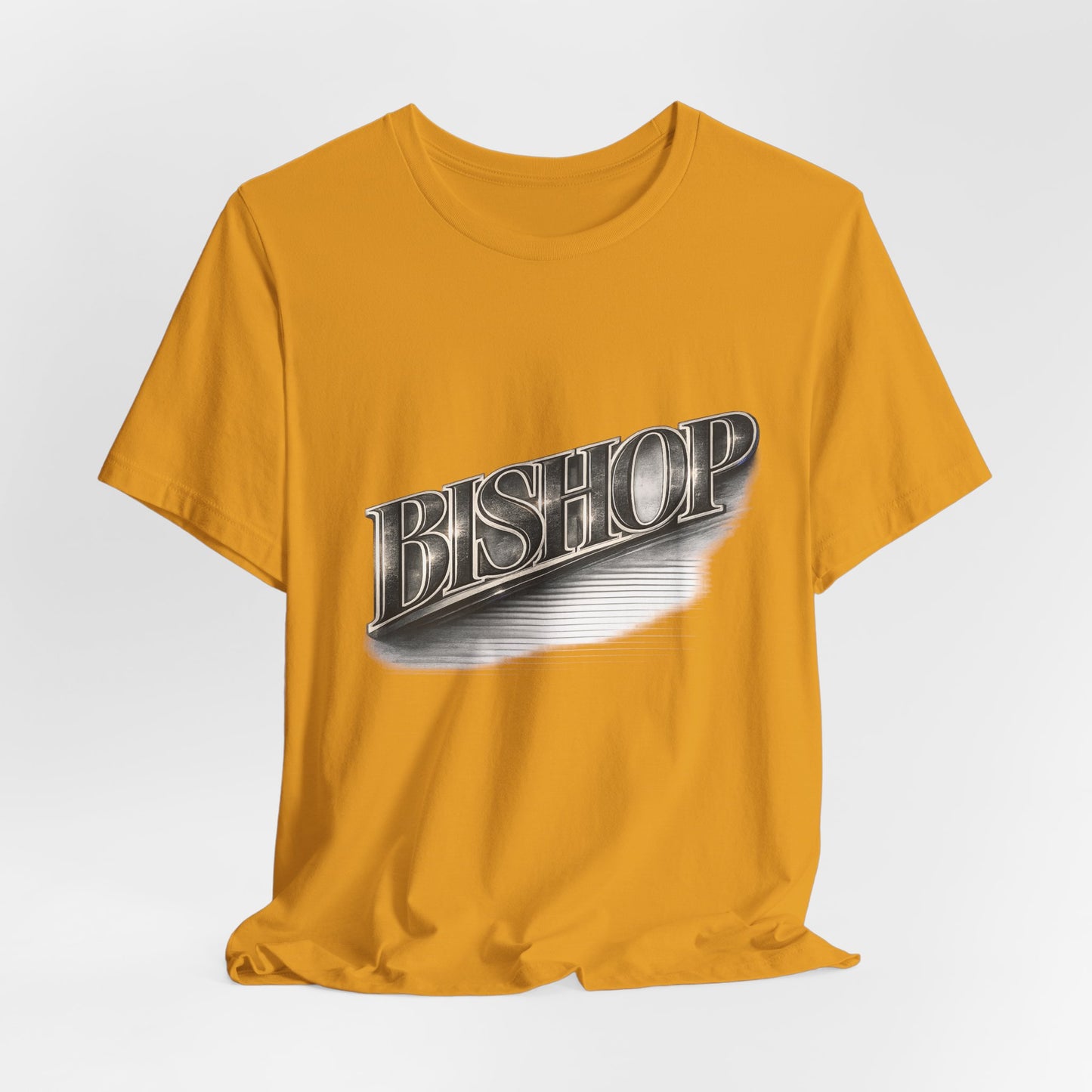Bishop Retro Chrome Logo T‑Shirt