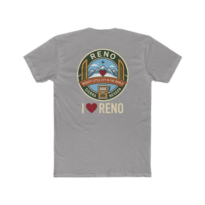 Reno Vintage Badge T-Shirt — I  Reno Retro Cityscape Tee