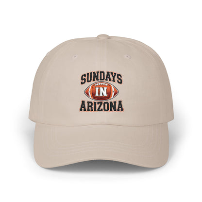 Sundays in Arizona Dad Cap – Vintage Football Embroidered Baseball Hat