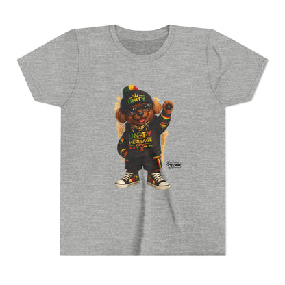 Kids Unity Heritage Tee — Youth Short Sleeve Shirt with 'Unity' Design