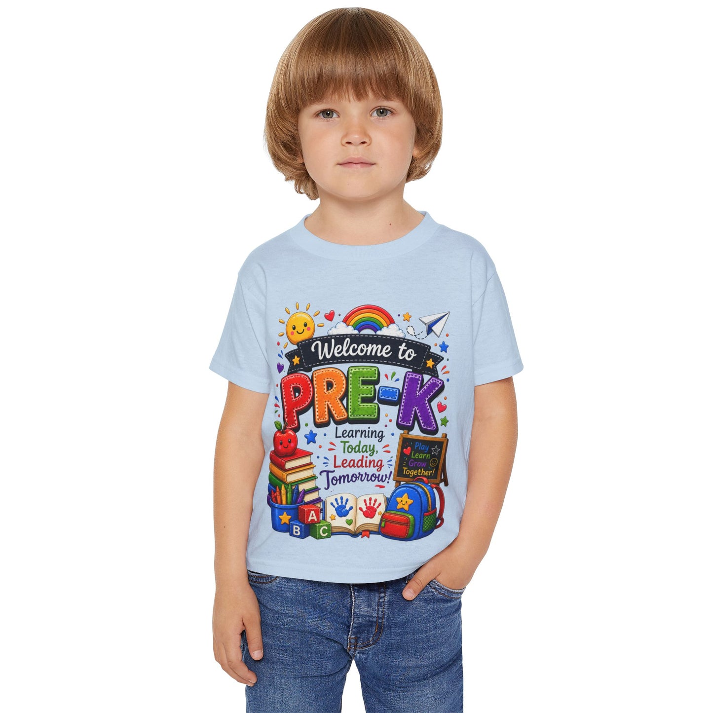 Welcome to Pre-K Toddler T-Shirt — Colorful Back-to-School Preschool Shirt