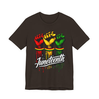 Juneteenth Fist T-Shirt — Black Liberation Pride Tee