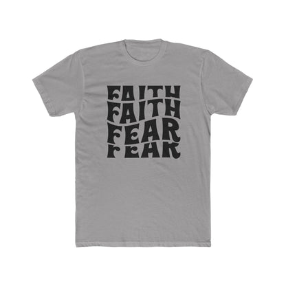 Faith Over Fear T‑Shirt — Bold Retro Typography Spiritual Tee