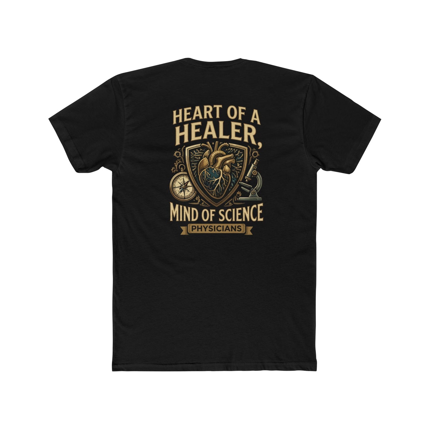 Physician T-Shirt — "Heart of a Healer, Mind of Science" Medical Tee