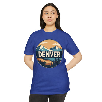 Denver Mountain Graphic T-Shirt — Vintage Outdoors Scenic Tee