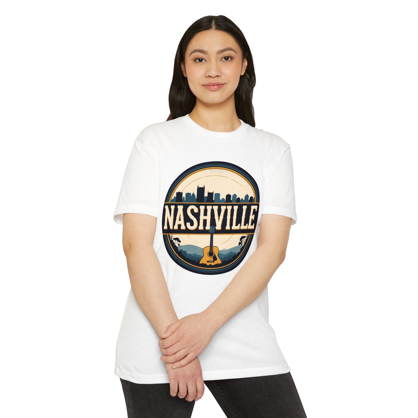 Nashville Skyline Guitar T-Shirt