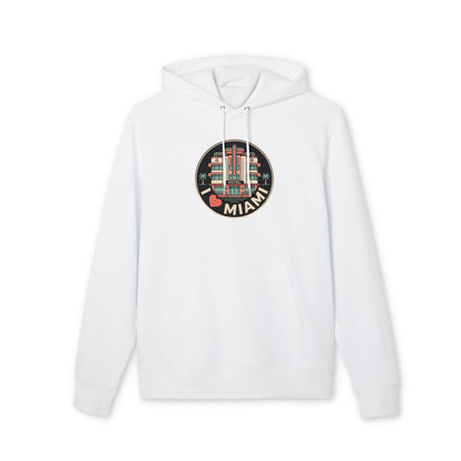 Miami Art Deco Hoodie — I  Miami Vintage Travel Sweatshirt