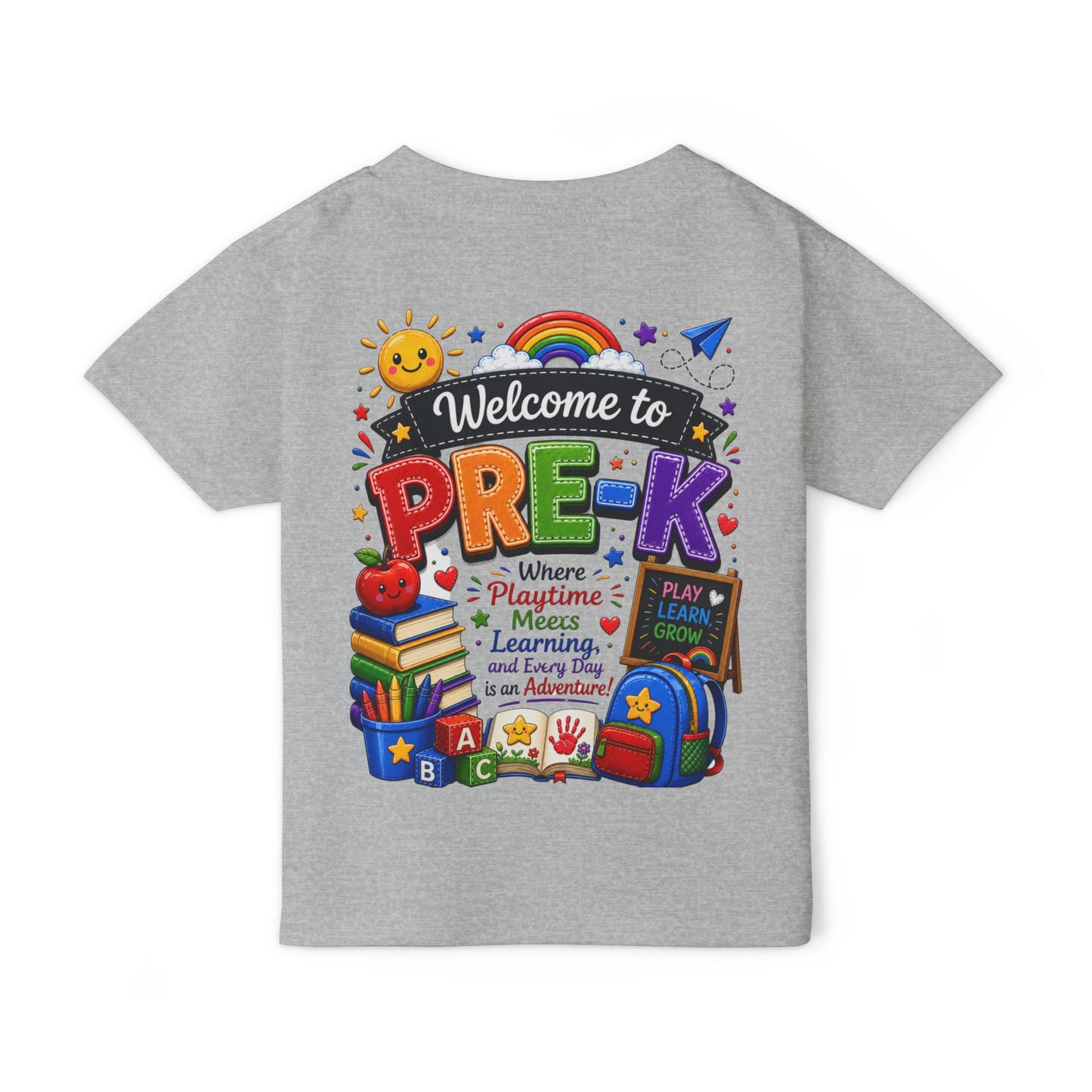 Welcome to Pre-K Toddler T-Shirt – Colorful Back-to-School Preschool Tee
