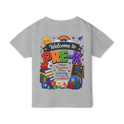 Welcome to Pre-K Toddler T-Shirt – Colorful Back-to-School Preschool Tee
