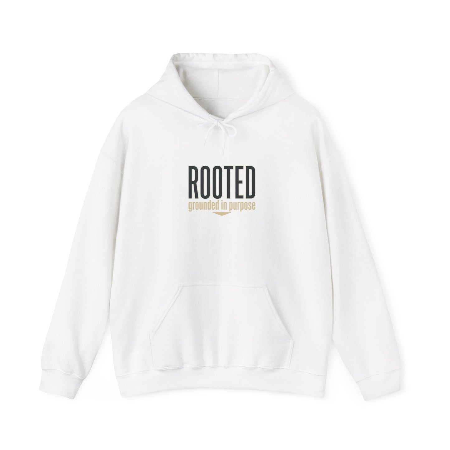 Rooted testimony apparel Hoodie | faith streetwear, bold type