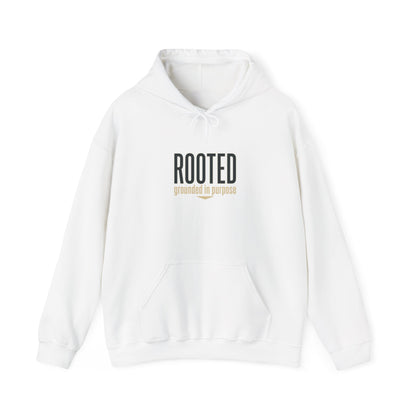 Rooted testimony apparel Hoodie | faith streetwear, bold type