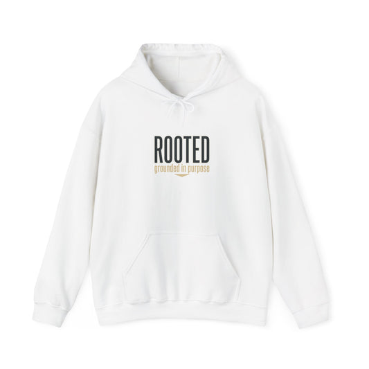 Rooted testimony apparel Hoodie | faith streetwear, bold type