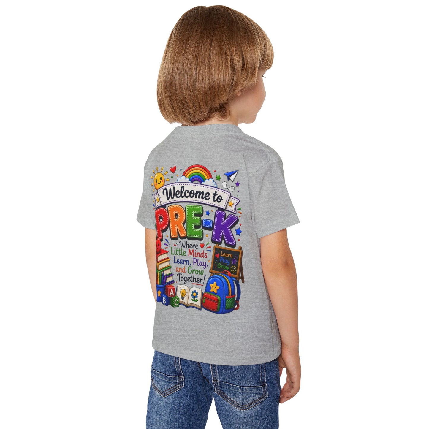 Welcome to Pre-K Toddler T-Shirt — Colorful Back-to-School Preschool Shirt
