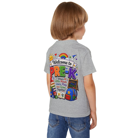 Welcome to Pre-K Toddler T-Shirt — Colorful Back-to-School Preschool Shirt