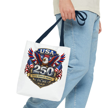 USA 250th Anniversary Eagle Tote Bag — Patriotic 1776–2026 Celebration Tote