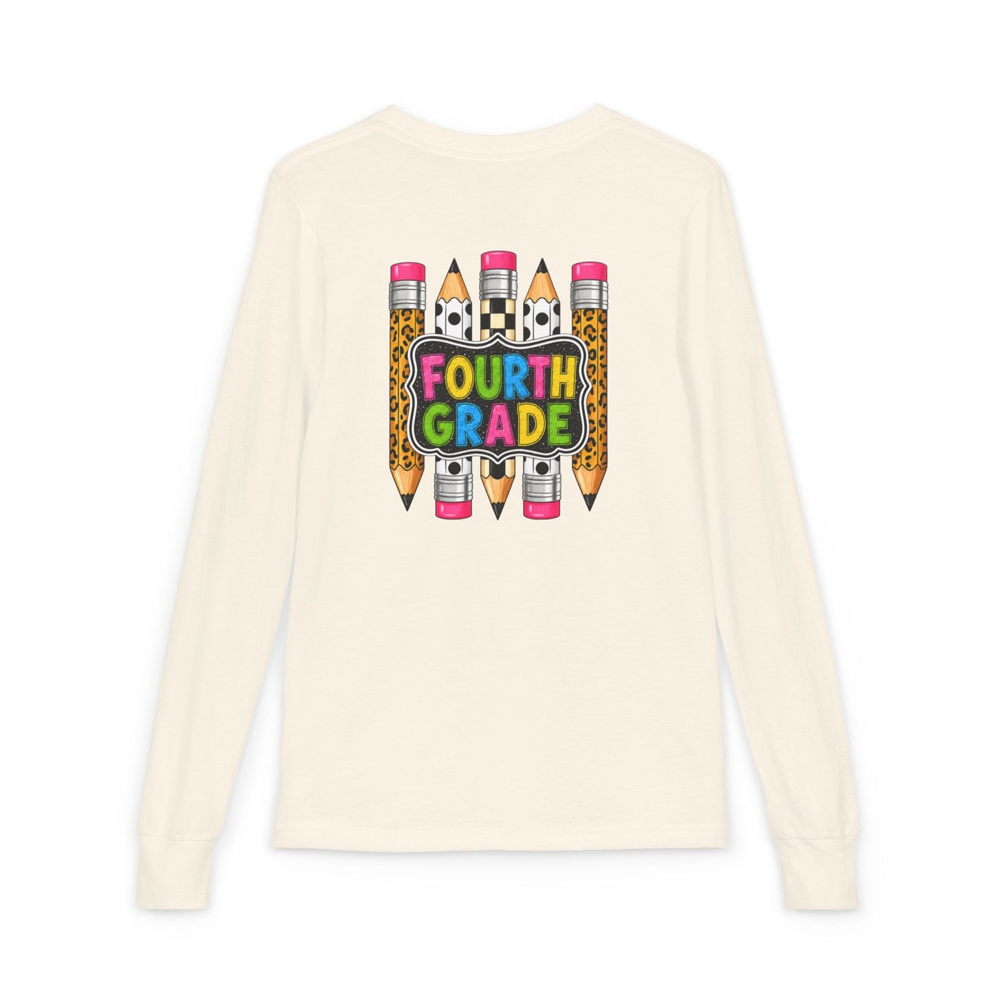Fourth Grade Pencils Youth Long Sleeve Tee