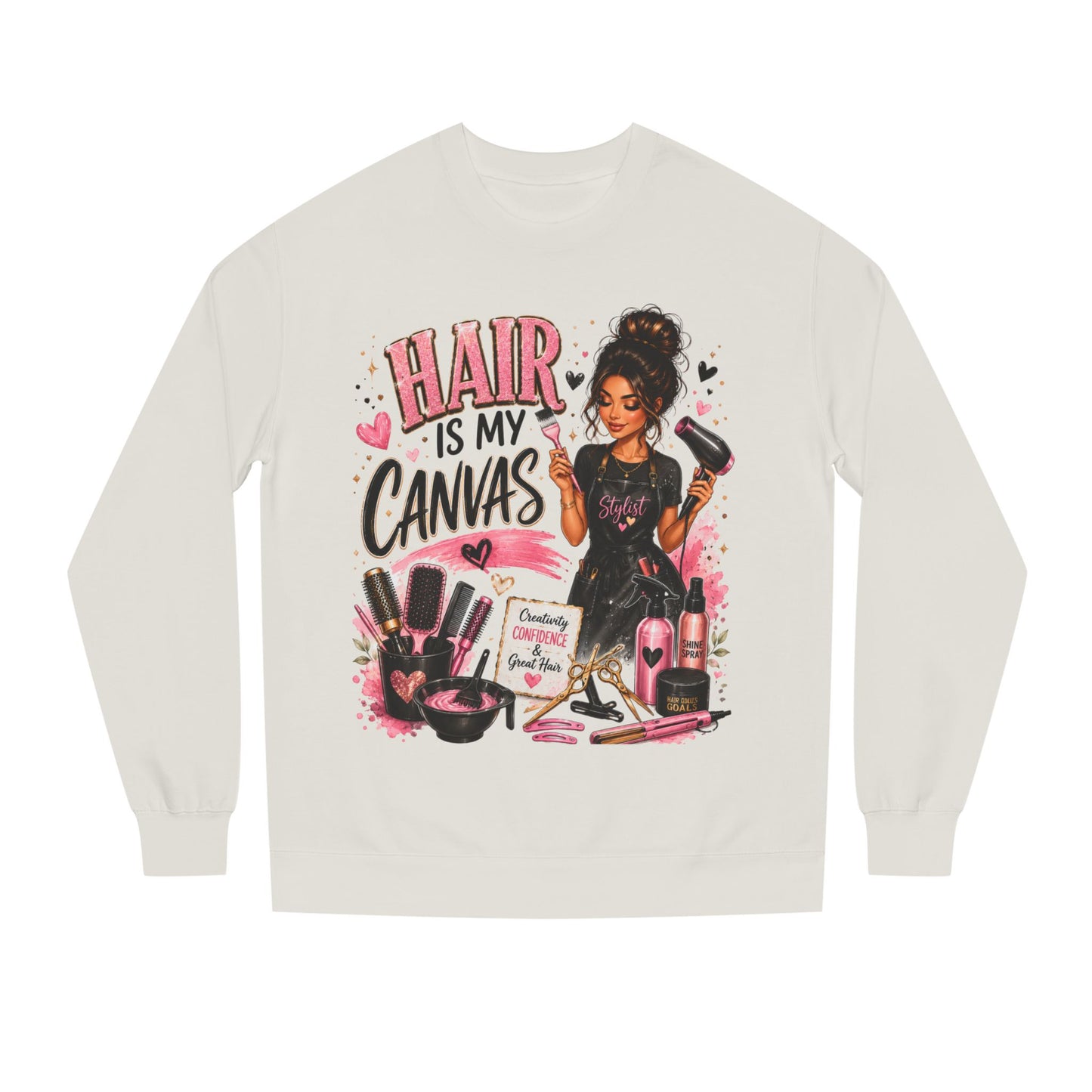 Hair Is My Canvas Sweatshirt