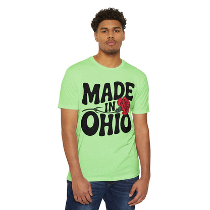 Made in Ohio T-Shirt — Vintage Floral State Pride Tee