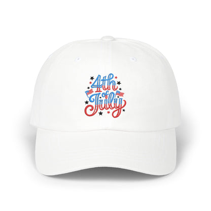 4th of July Dad Cap — Patriotic Red White Blue Baseball Hat