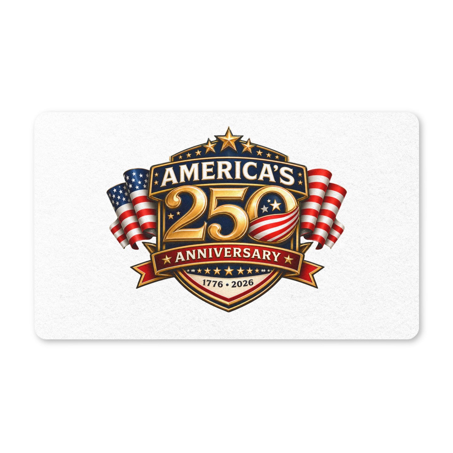 America's 250th Anniversary Doormat – Patriotic 1776-2026 Welcome Mat