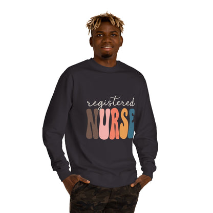 Registered Nurse Retro Crewneck Sweatshirt