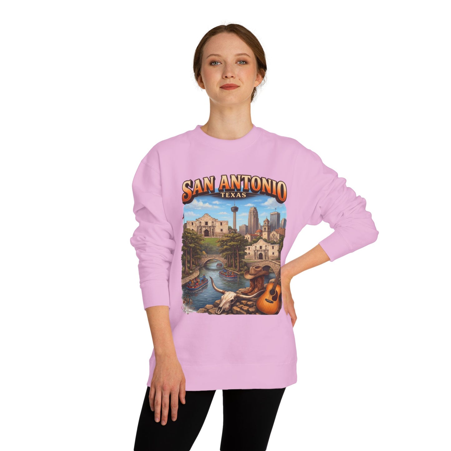 San Antonio Riverwalk Sweatshirt — Texas Travel Scenic Crewneck