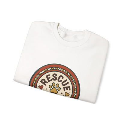 Rescue Dog Mom Sweatshirt | rescue pride, fur baby