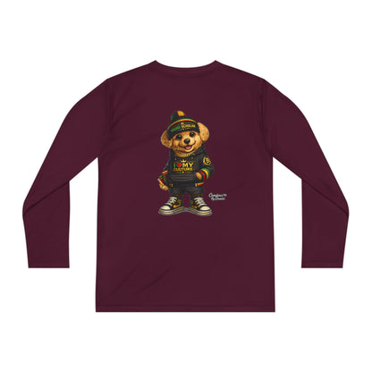 Youth Long Sleeve Tee — Streetwear Teddy Bear Graphic