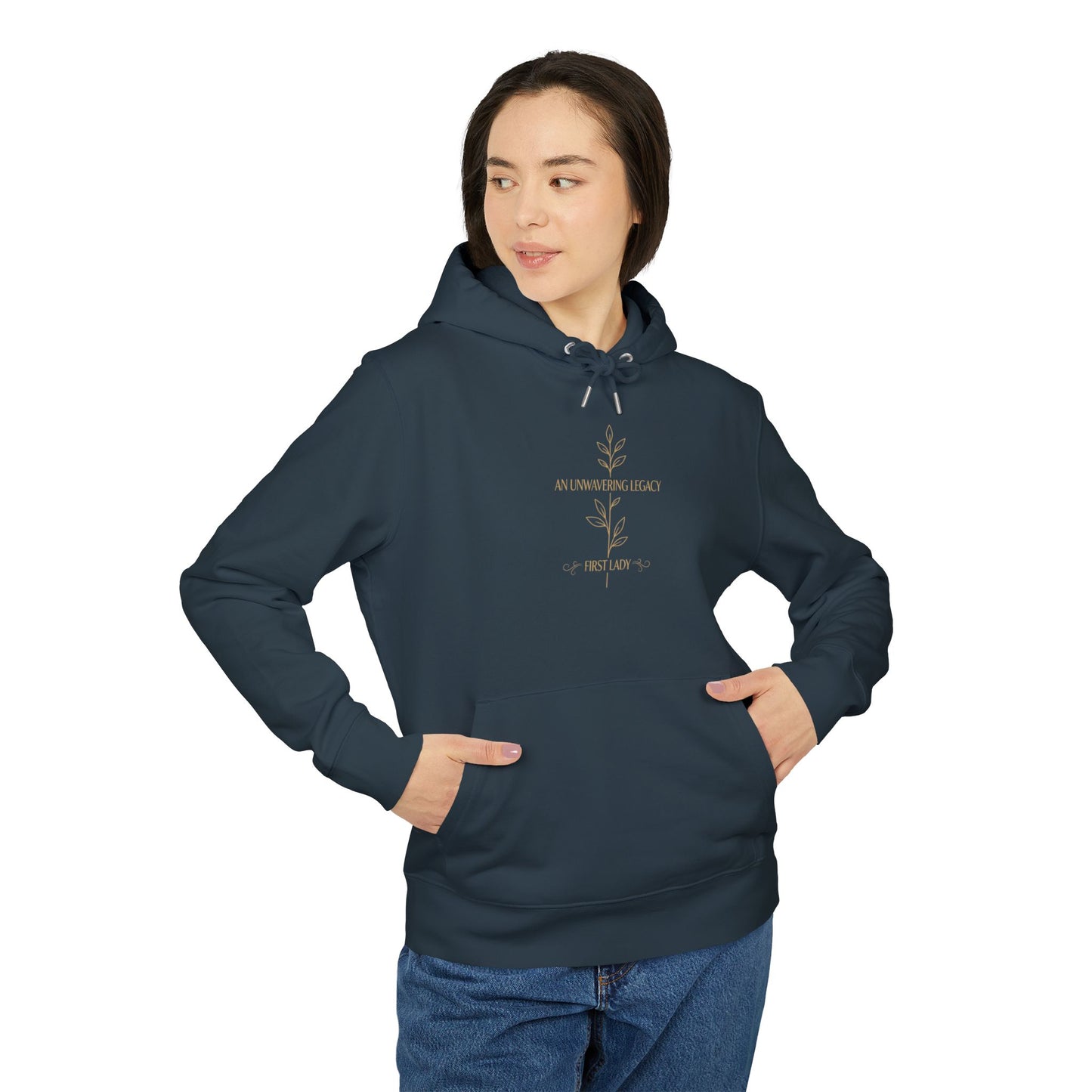 First Lady Legacy Hoodie — "An Unwavering Legacy" Gold Leaf Design