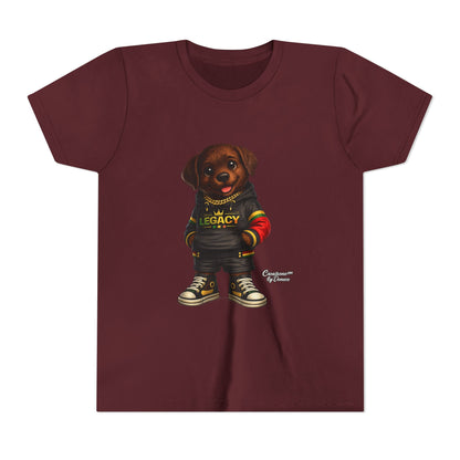 Youth Dog Tee — 'Legacy' Streetwear Puppy Graphic Shirt