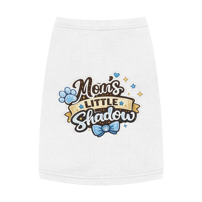 Mom's Little Shadow Pet Tank — Cute Paw Print Dog Shirt