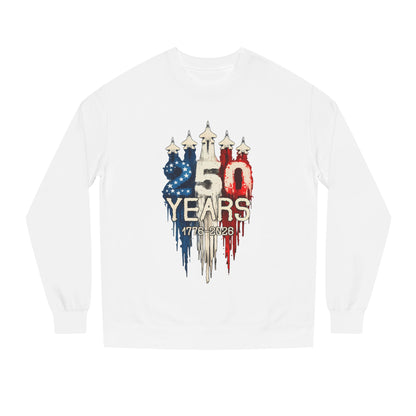 50 Years Anniversary Sweatshirt — Patriotic USA Flag Design (1971–2021)