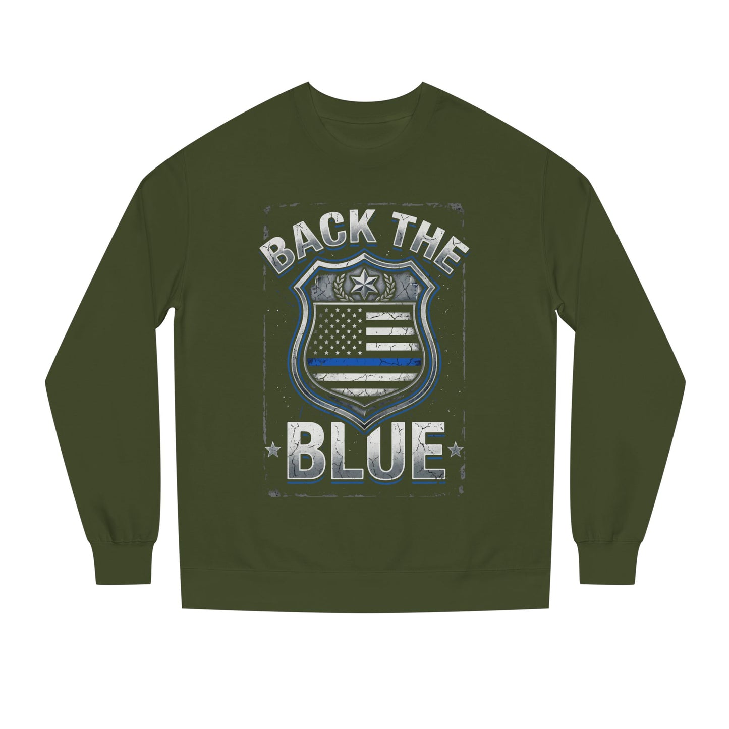 Back the Blue Sweatshirt — Police Support Crewneck