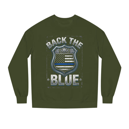 Back the Blue Sweatshirt — Police Support Crewneck