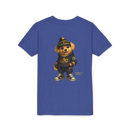 Youth Bear Graphic Tee – "I Love My Culture" Urban Streetwear