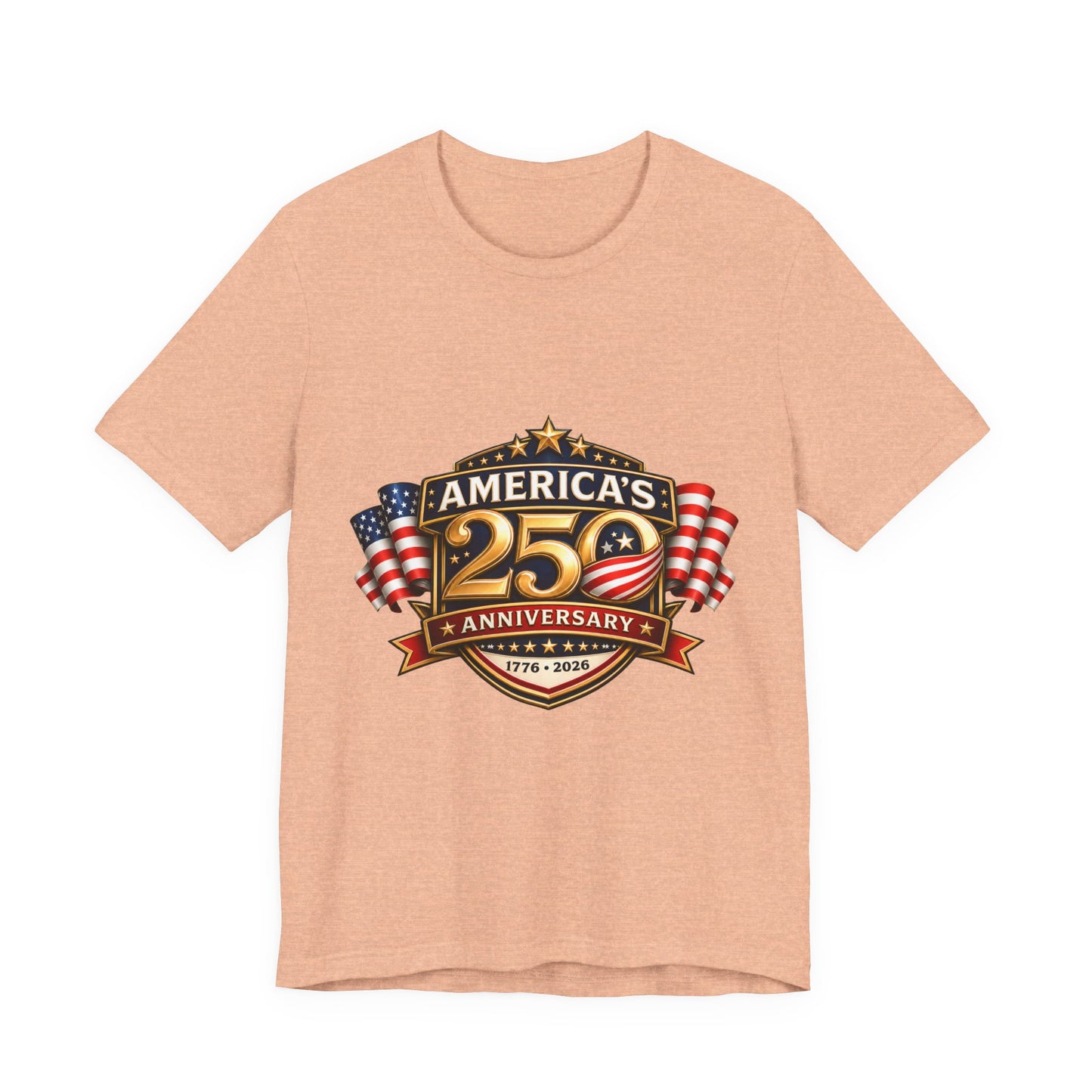 America's 250th Anniversary T-Shirt – 1776–2026 Patriotic USA Flag Tee
