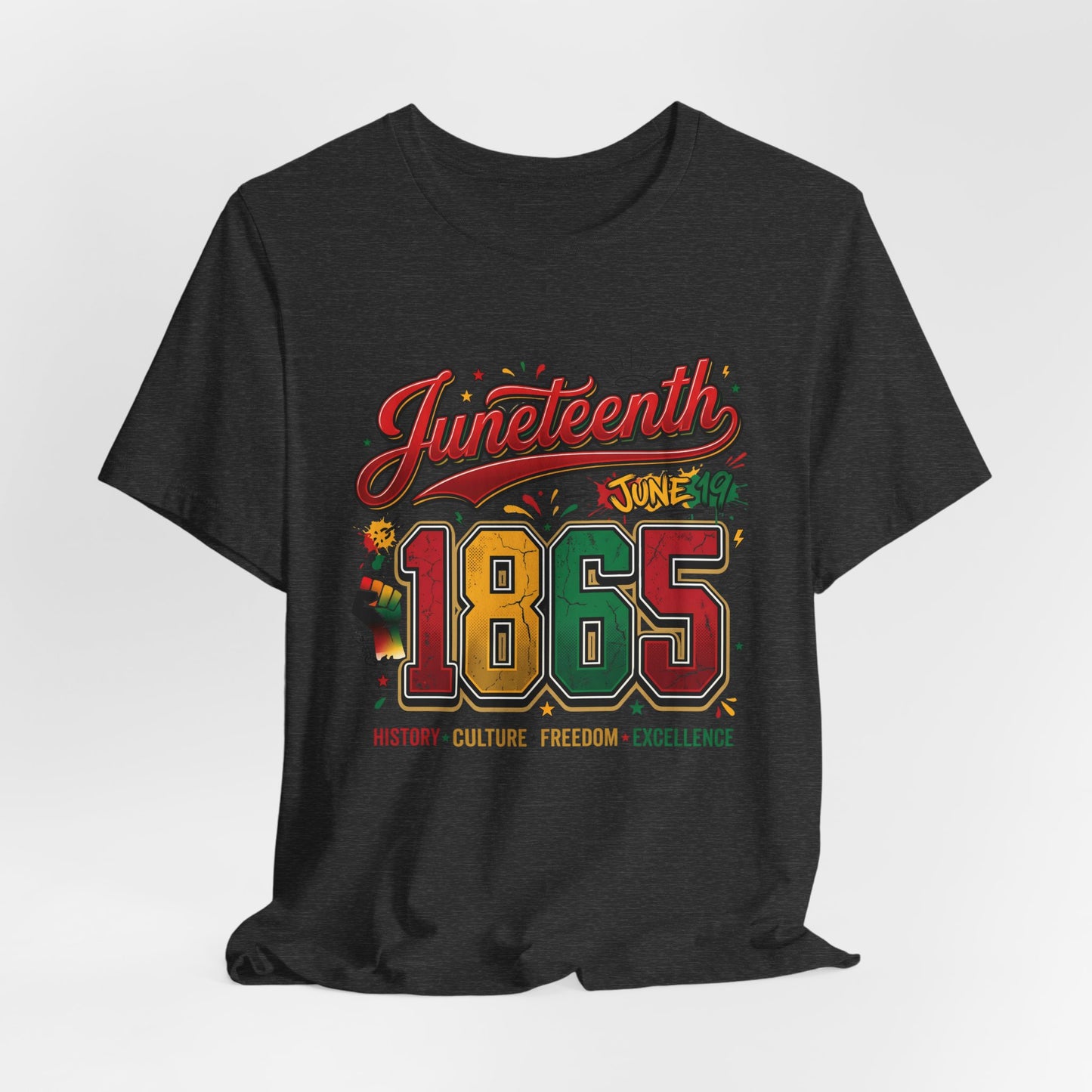 Juneteenth 1865 Celebration Tee — History • Culture • Freedom Graphic T-Shirt