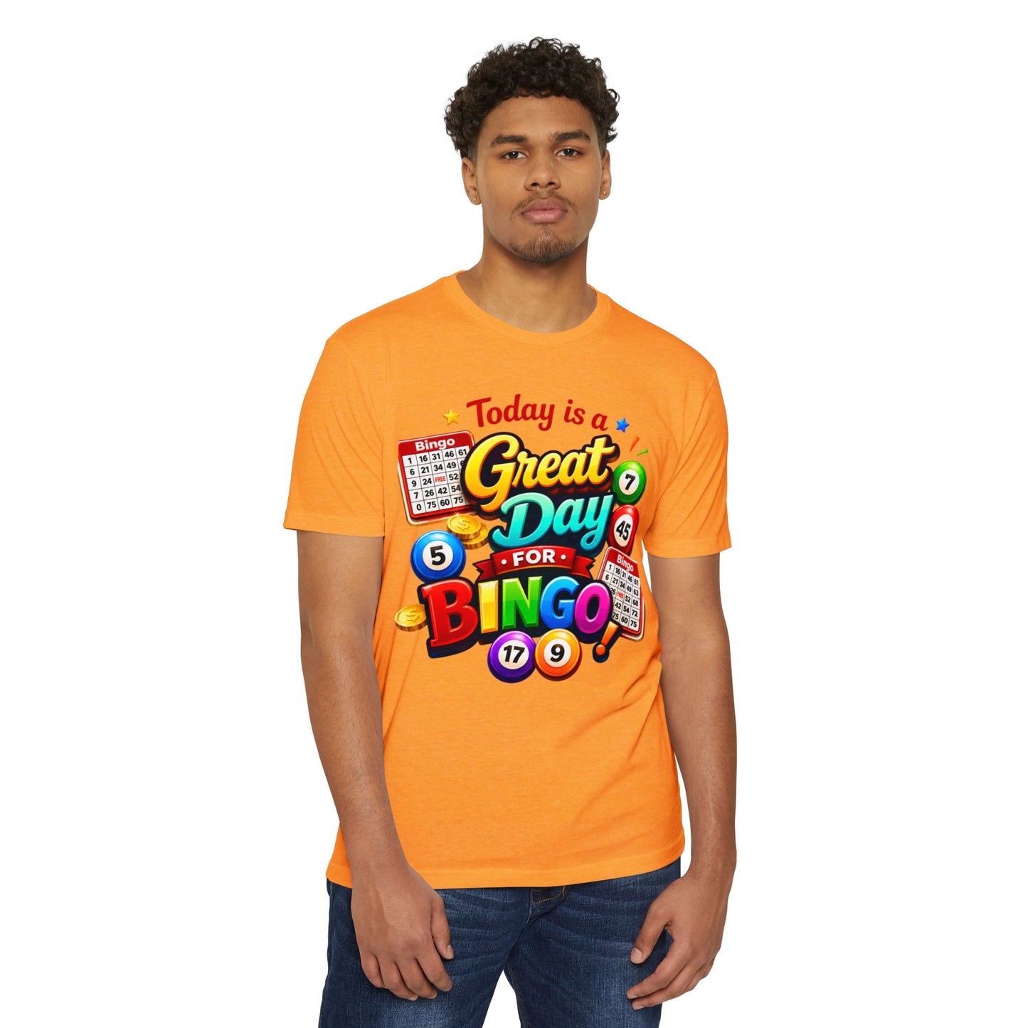 Bingo T-Shirt — "Today Is a Great Day for Bingo" Retro Game Night Tee