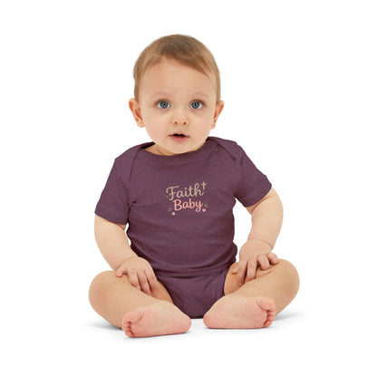 Faith Baby Infant Bodysuit — Religious Newborn One-Piece