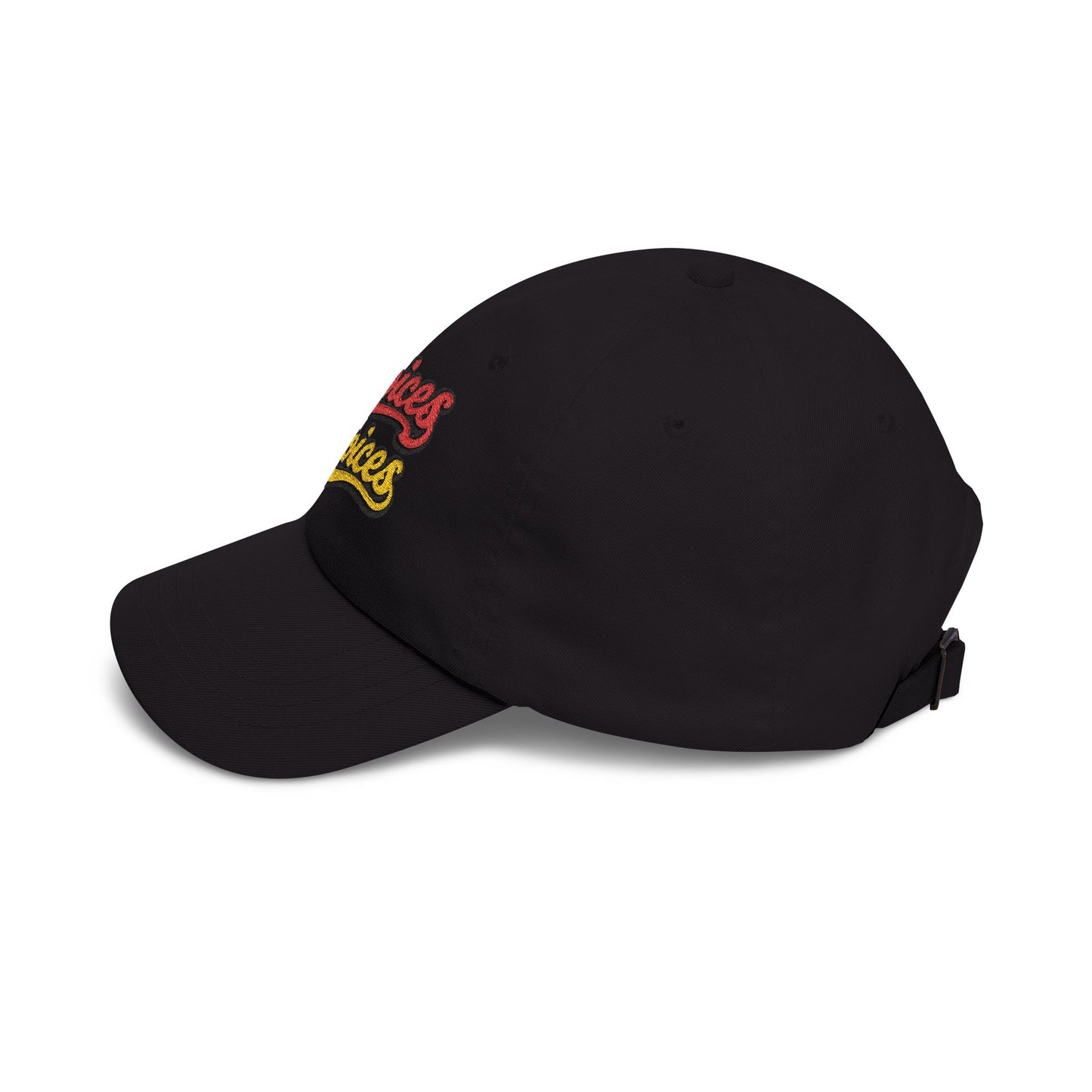 Choices Choices Dad Cap – Retro Script Embroidered Baseball Hat