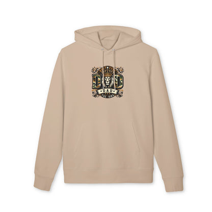 Dad The King Lion Hoodie — Father's Day Vintage Crest Sweatshirt