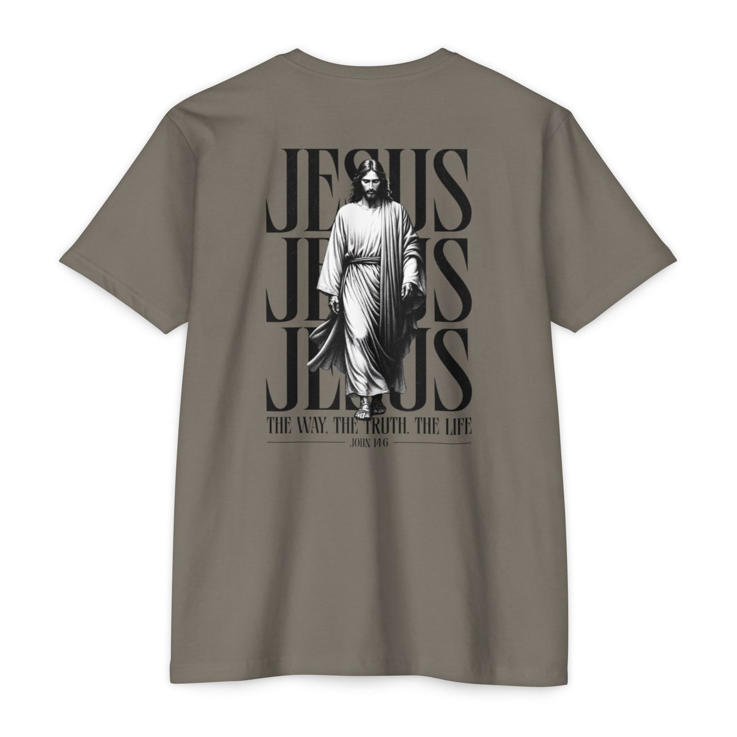 Jesus Graphic T‑Shirt — The Way The Truth The Life Faith Tee