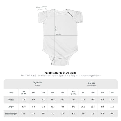 Infant Bodysuit - "Tiny Boss" Baby Onesie with Footprint Graphic