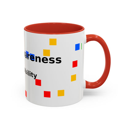 Autism Awareness Accent Mug - "See the Ability" Coffee Cup